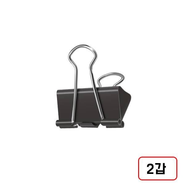 화신) 블랙 더블클립(50PCS), 2개, 소(19mm/N3033223) 16,000원