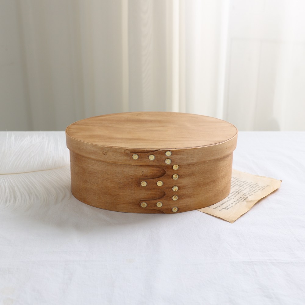 케이트가든 타원형 우드 셰이커박스 수납함 쉐이커 박스 원목 보관함, 1개, 소 17,700원