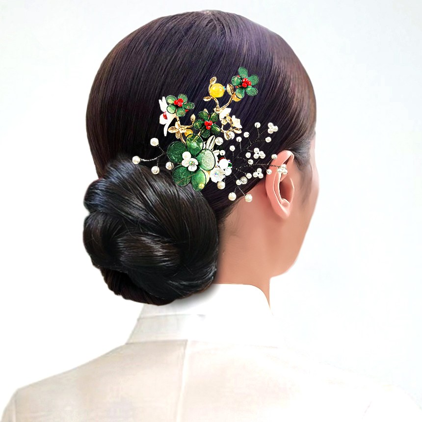 양면 비녀 / 한복 뒤꽂이 한복비녀 혼주뒤꽂이 웨딩헤어 올림머리 비녀 머리장식 26,000원