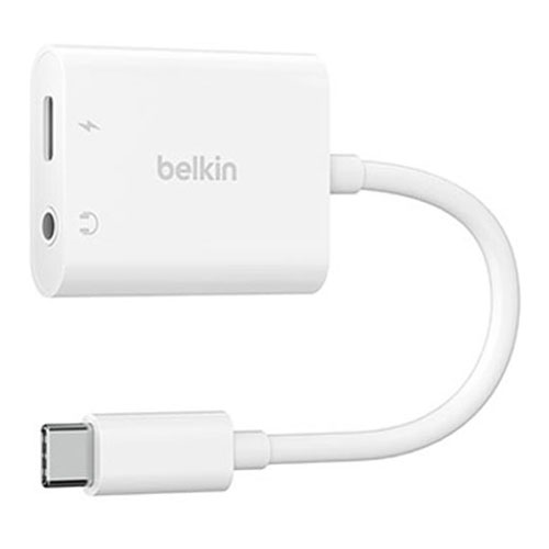 벨킨 락스타 3.5mm 오디오 USB C 충전 어댑터 NPA004btWH, 화이트, 1개 42,900원