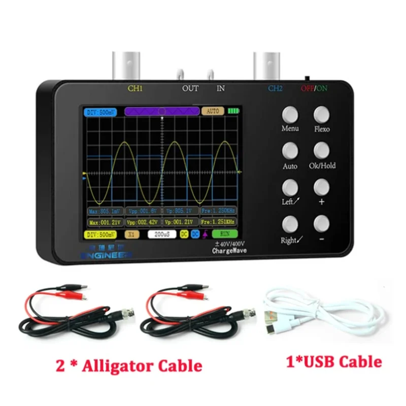 디지털 오실로스코프 듀얼 채널 50M 링 속도 10M 아날로그 대역폭 6A 전류 파형 측정 20KB 메모리 깊이 73,500원