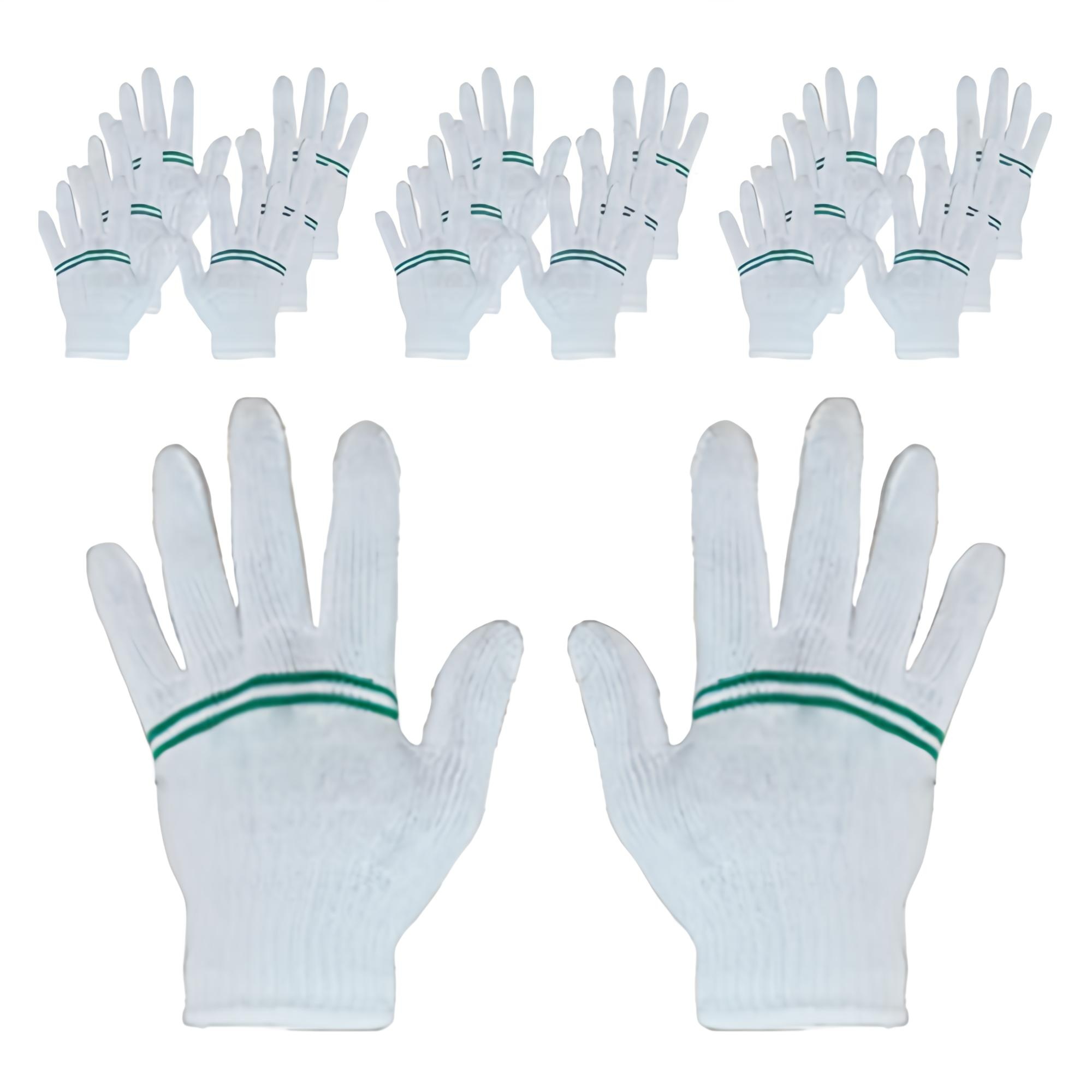 한우 두줄 표백 줄기사 면장갑 2,750원