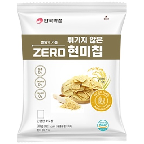 안국약품 튀기지 않은 ZERO 현미칩, 10개, 30g 15,750원