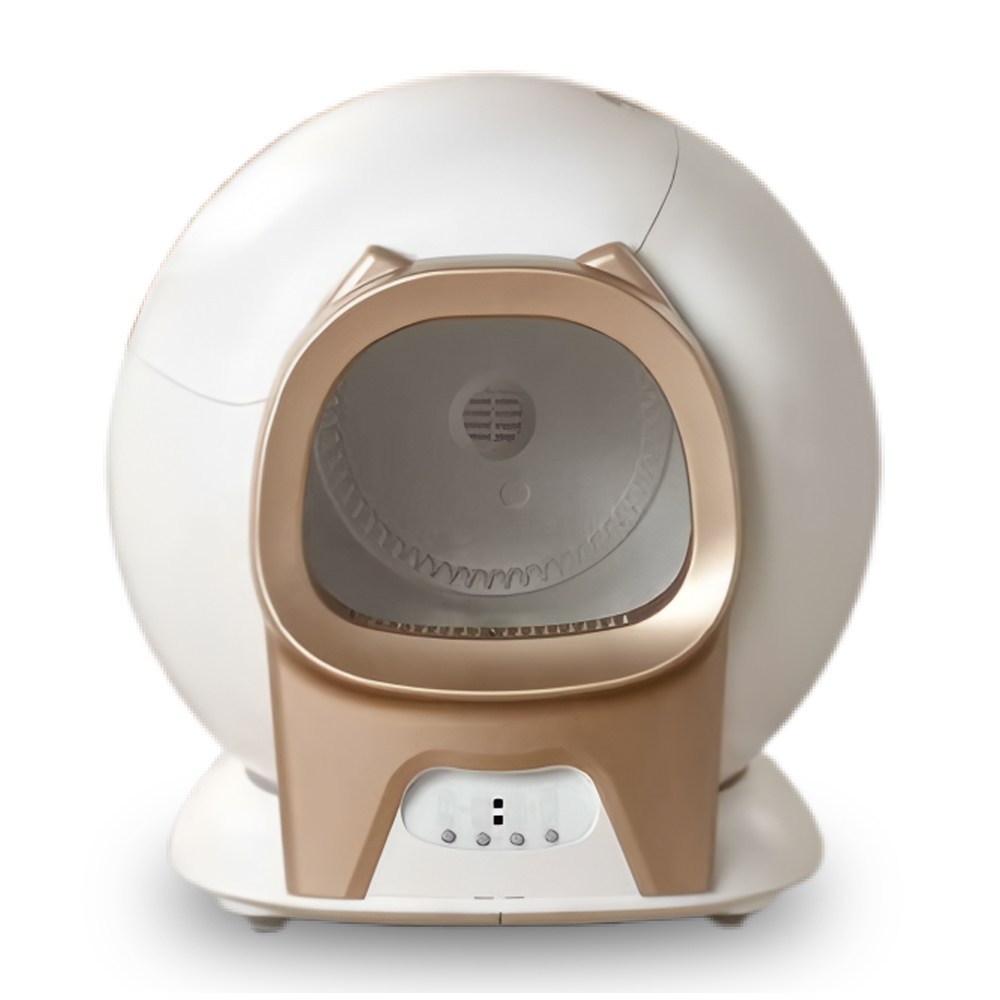 스마트 자동 고양이 화장실 APP 원격제어 자동 세척 롤러 탈취다중 안전장치 저소음 설계, 1개, 후드형 298,000원