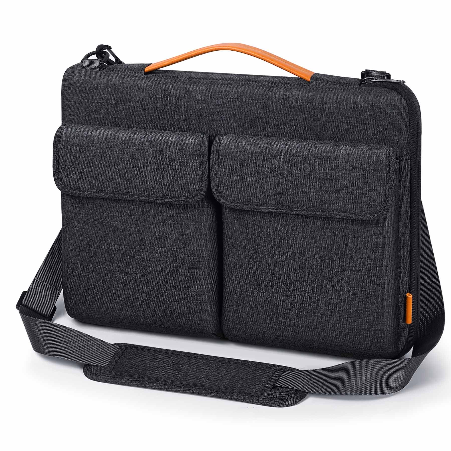 Inateck EdgeKeeper 올라운드 보호 노트북 가방 슬리브 숄더 가방 Macbook Pro Air, 블랙 그레이, 1개 32,000원