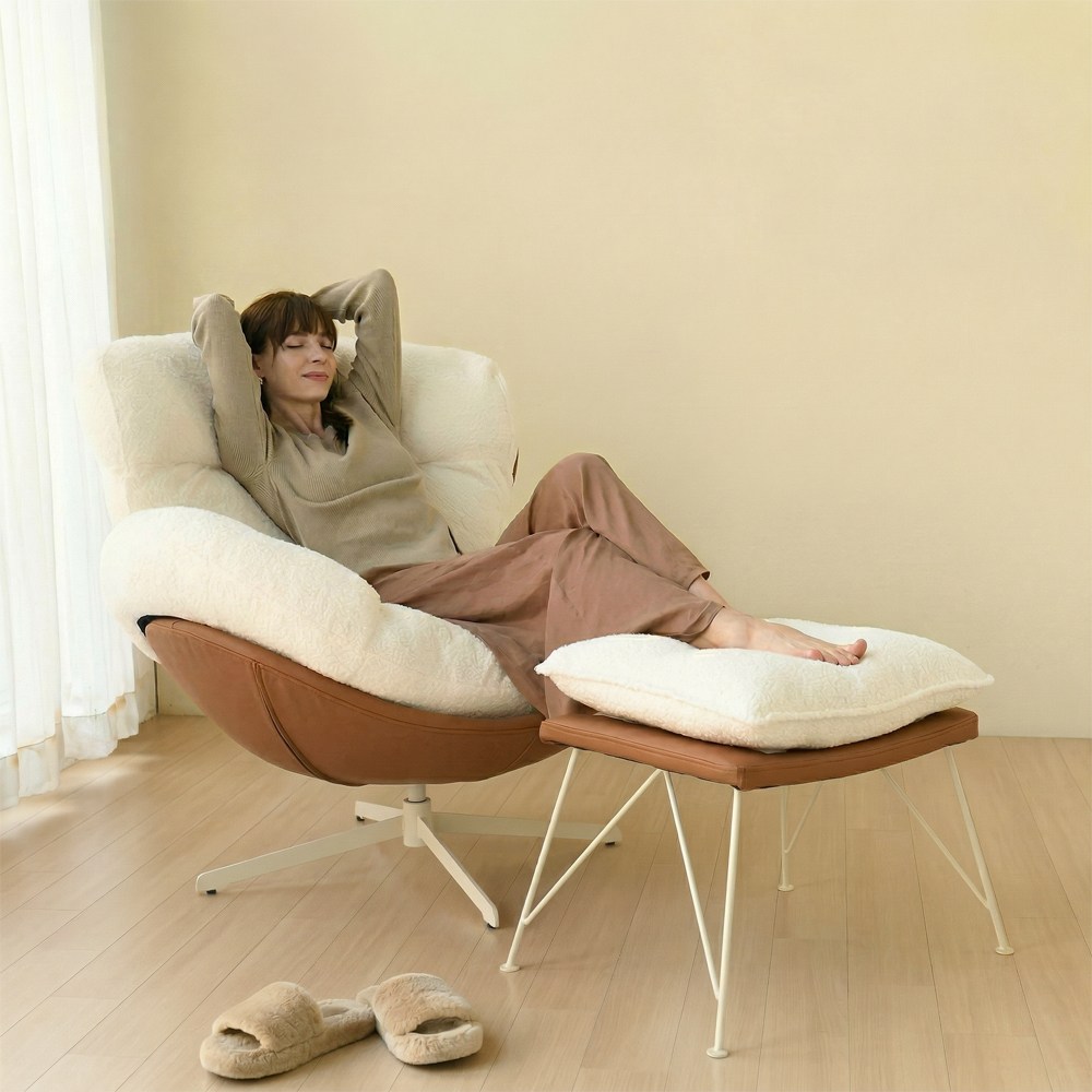 1인용쇼파 안락 의자 브끌레 패브릭 수유 360도 회전 소파 BOLA-2 300,000원