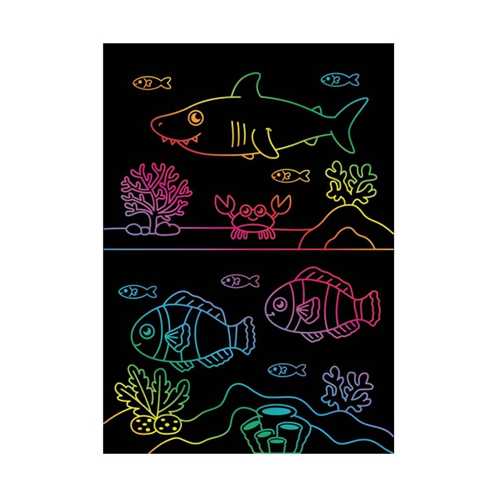 민화샵 스크래치페이퍼 해양생물D UDPPP0204 660원