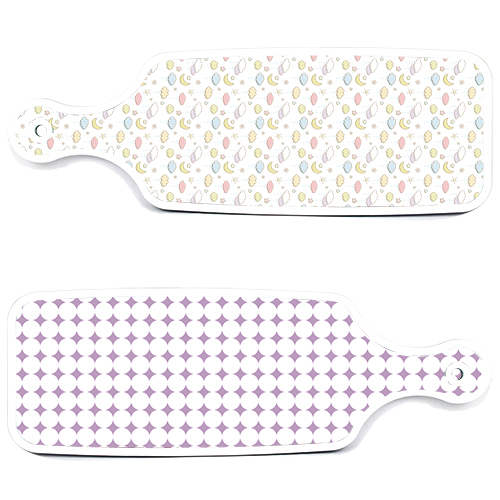 로엠디자인 서빙 도마 보드 2p 원형패턴 파스텔 보라 세트 6,410원