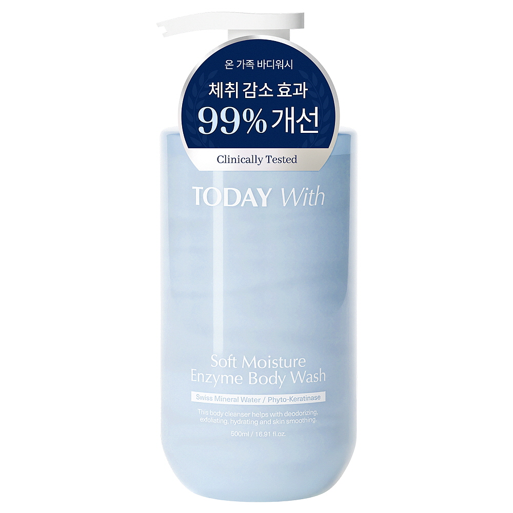 투데이위드 소프트 모이스쳐 올인원 효소 바디워시, 1개, 500ml 28,600원