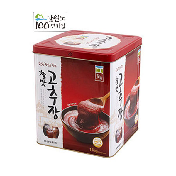 동해 강표 찰맛고추장14kg,전통 업소용 식자재 고추장, 1개, 14kg 35,800원