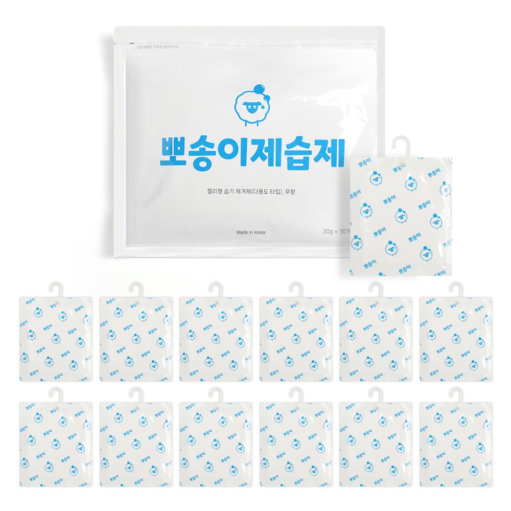 심플라이프 400% 습기먹는 뽀송이 제습제 걸이형 12매, 12개, 60g 9,900원