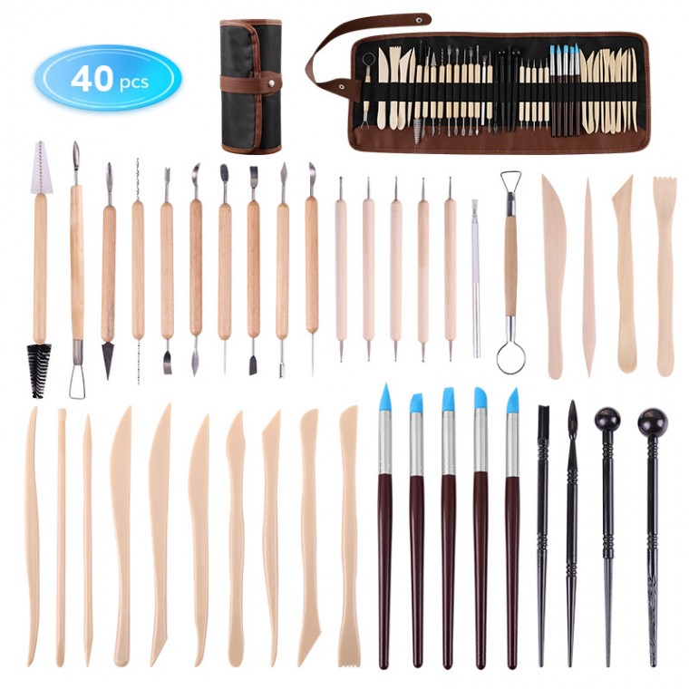 도자기 점토 DIY 진흙도구 40p 조각세트 미술도구 도예도구 만들기도구세트 찰흙도구세트 도예도구 29,930원