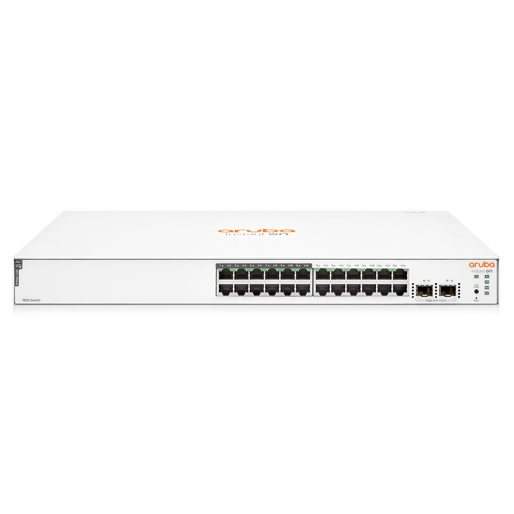 HPE ARUBA JL813A 24포트 기가비트 + 2SFP 스위칭허브 (12포트 POE 195W) 597,000원