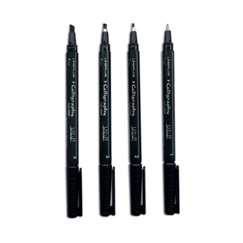 라인플러스 캘리그라피 펜 1mm 2mm 3mm 4mm [국산] 라인프러스 캘리그래피펜 4종 500원