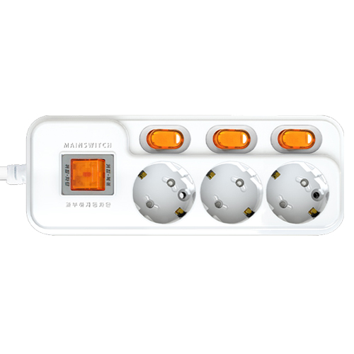현대일렉트릭 안전한 국내산 멀티탭 절전 개별 메인 스위치 일반형 12,700원
