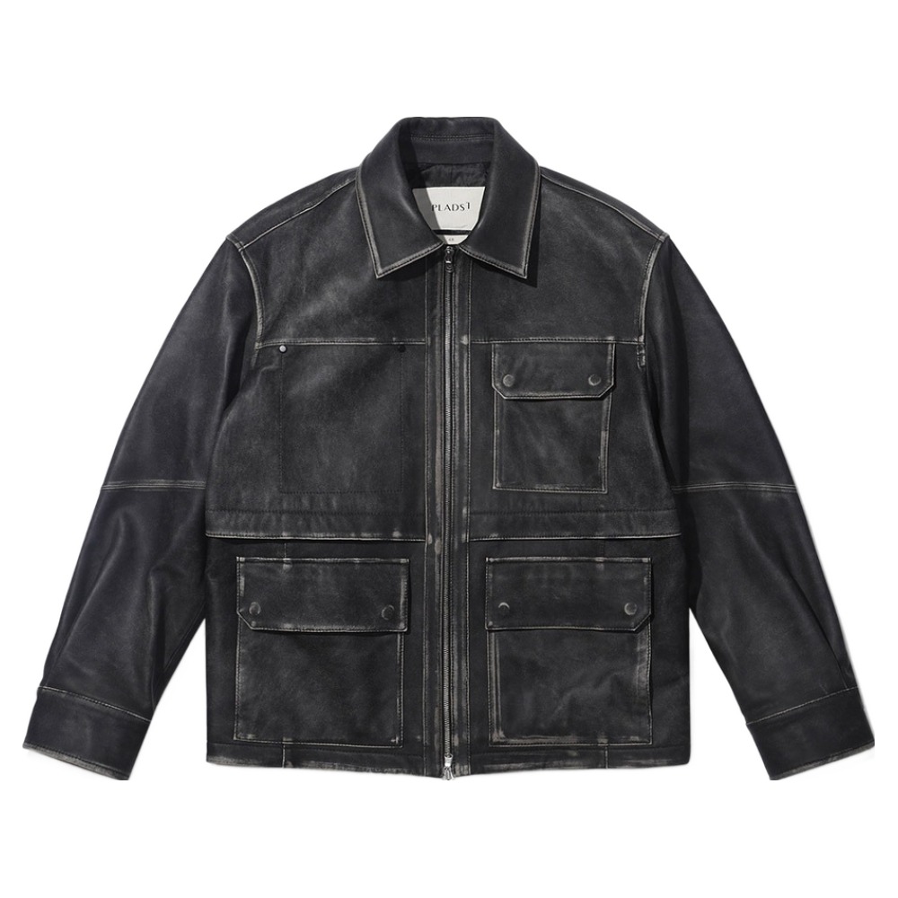 플라즈 티아이포맨 남성용 DAMAGE 레더 자켓 M236CLT002M 366,200원