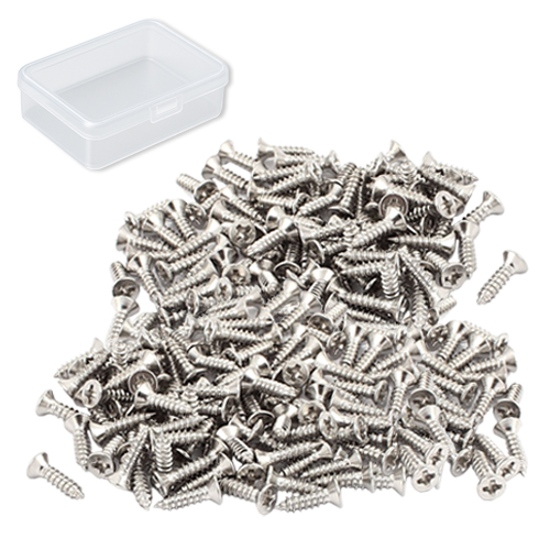OON 접시머리 탄소강 니켈 도금 십자 나사 실버 660p 5,900원