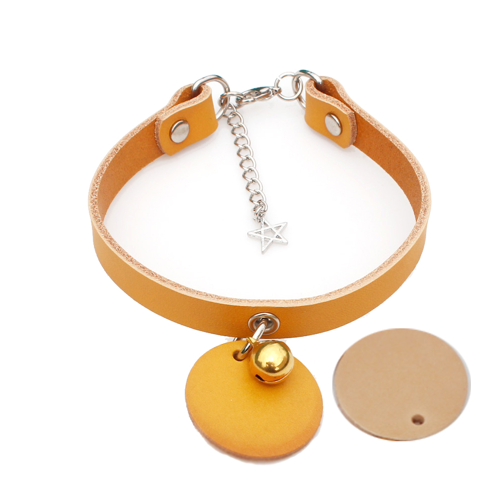 미소펫 레더큐티 반려동물 목걸이 + 이름표 아이보리 + 랜덤발송 + 방울 랜덤발송 16,250원