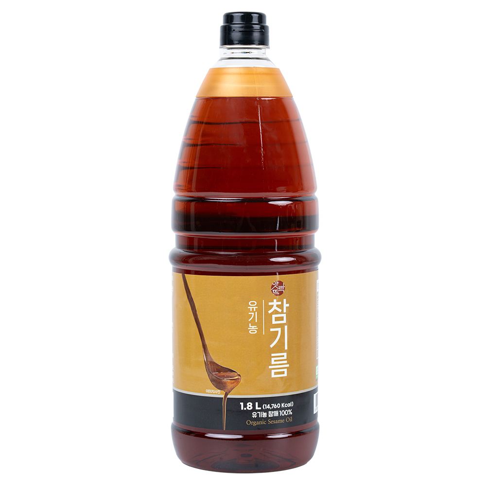 맛뜨락 유기농 통참깨 1회착유 유기농 참기름, 1개, 1.8L 69,900원