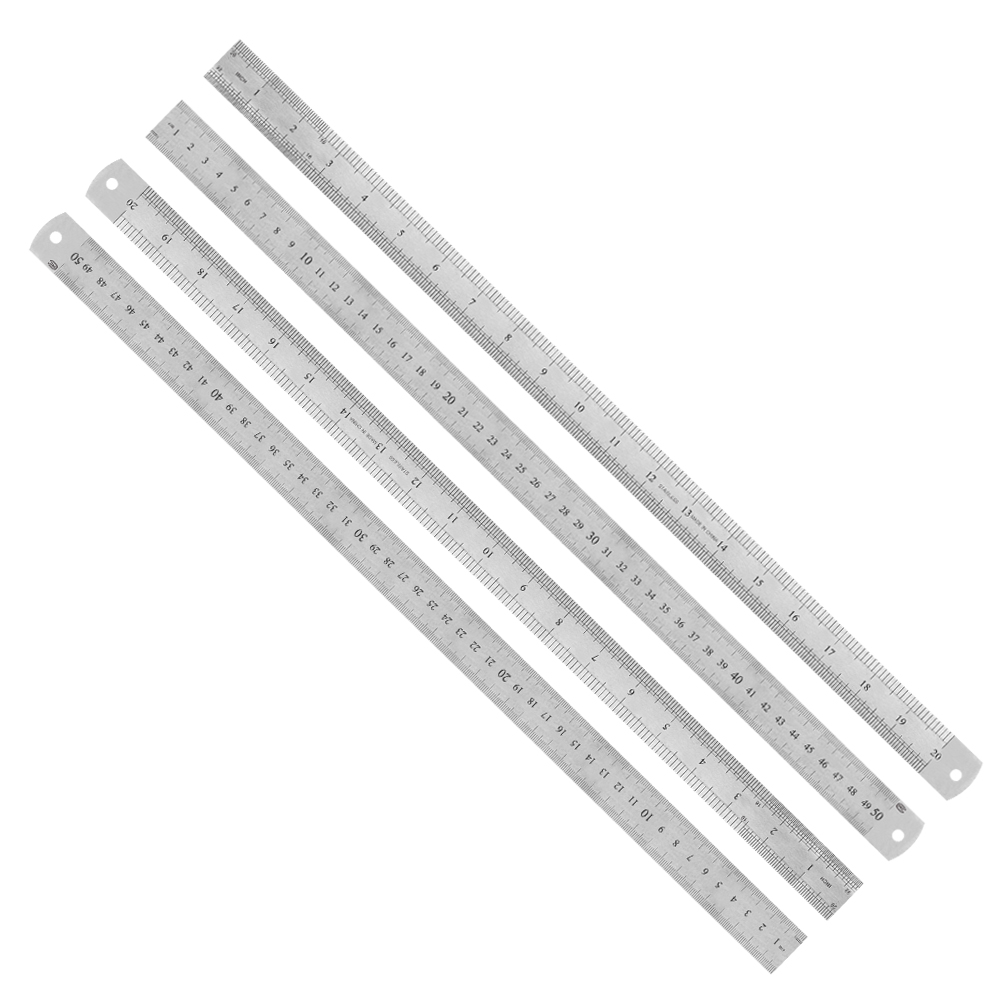 500mm 스텐 직자 철자 스틸자 A타입 50cm  - 두께 0.5mm 7,700원