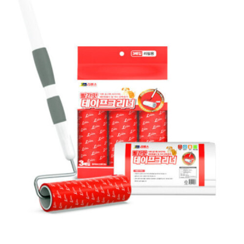 리벤스 자우버탁 사선컷팅 돌돌이 펫전용 빨간맛 테이프클리너 스탠드형 7종세트 19,480원