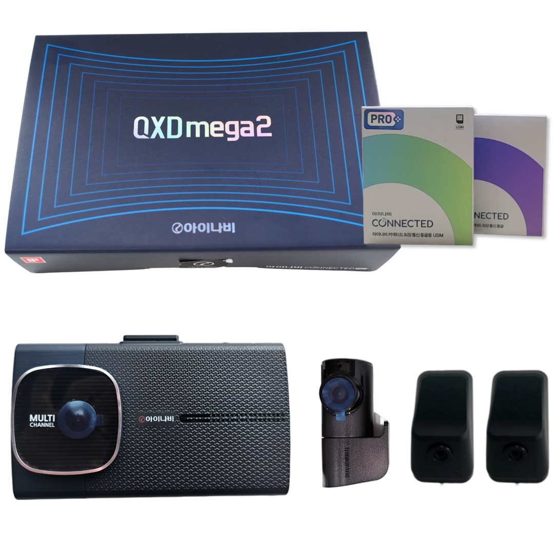 아이나비 QXD MEGA2 4채널+커넥티드 프로플러스 패키지 / 출장장착 추가가능 568,000원