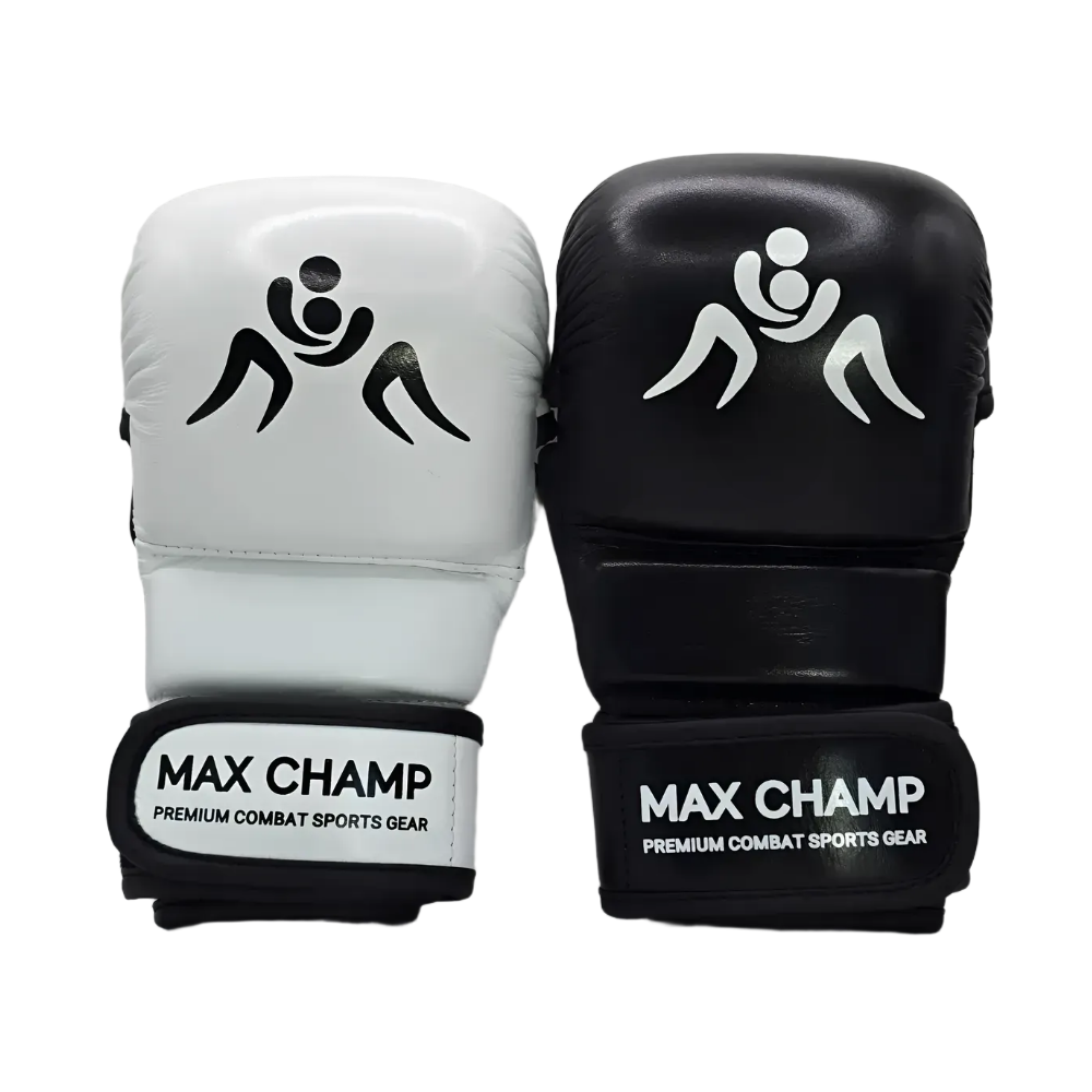 MMA 글러브 격투기 스파링 오픈핑거 훈련용 맥스챔프, 1개, 화이트 69,500원