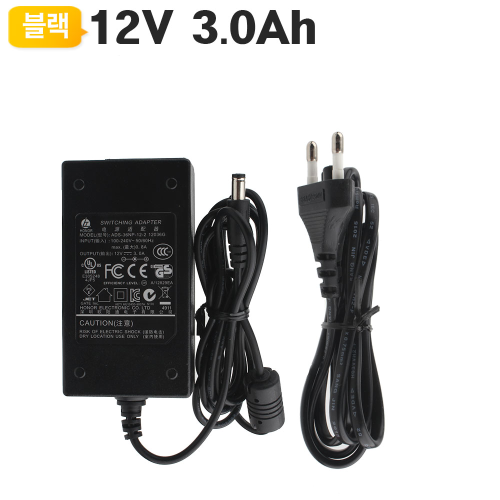 DC어댑터 직류전원장치 5.5mm 모니터 CCTV 아답터, 1개 14,100원