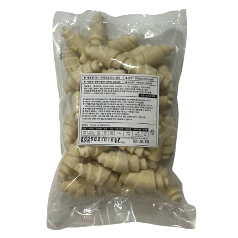 신세계 미니크로아상 냉동생지 800g 1팩, 1개, 800g 18,250원