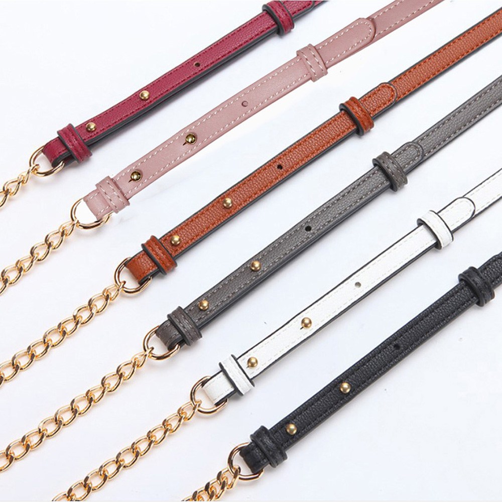 다올 체인 레더 숄더스트랩 가방끈 체인 길이조절 가능 11,900원