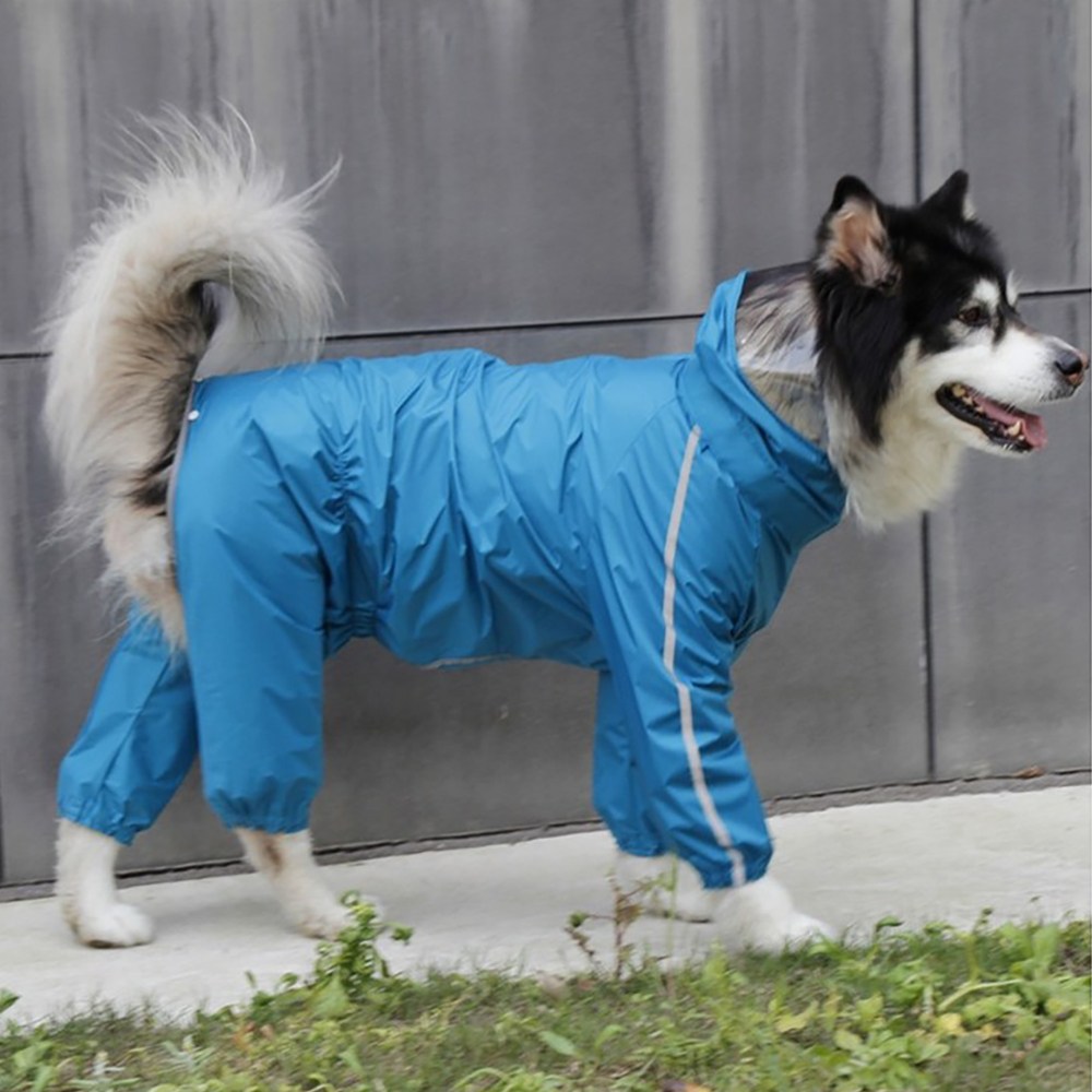 아이레노 대형견 레인코트 강아지 방수 우비 비오는날 산책 외출용 착용 36,500원