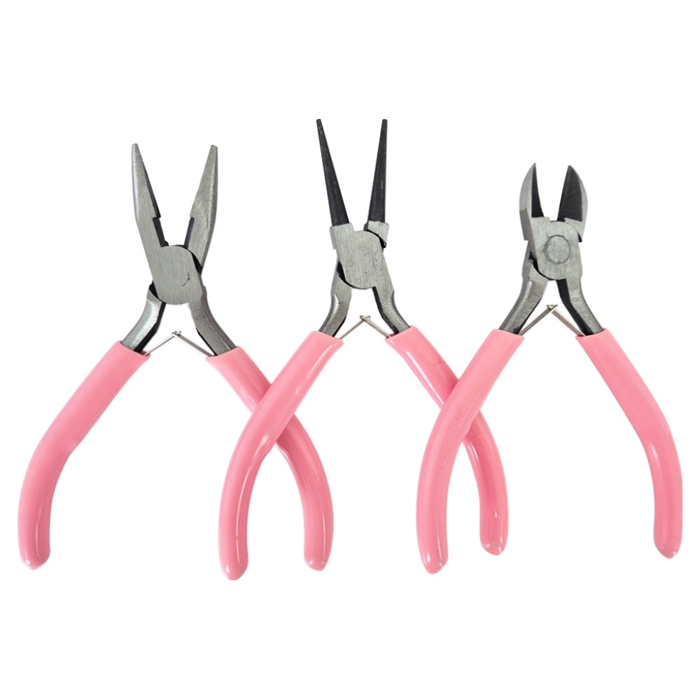 바벨롭 비즈공예 공구 구자말이 집게 + 평집게 + 절단 니퍼 세트 9,900원