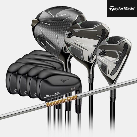 Qi35 MAX 미즈노 프로 225 블랙 스틸 조합 남성풀세트[10PC/7i/4번~PW][DG 105] 3,090,000원