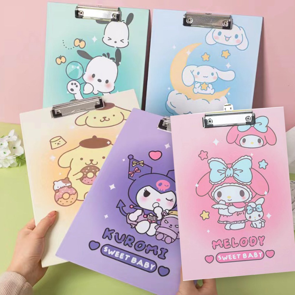 시나모롤 마이멜로디 쿠로미 폼폼푸린 포차코 클립보드 a4클립보드 서류클립보드, 1개, 포차코클립보드 8,900원