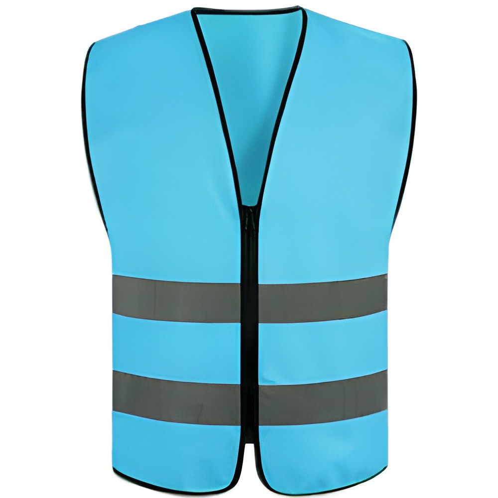 하이라이트 반사 이중라인 안전조끼, 스카이, 1개 4,900원