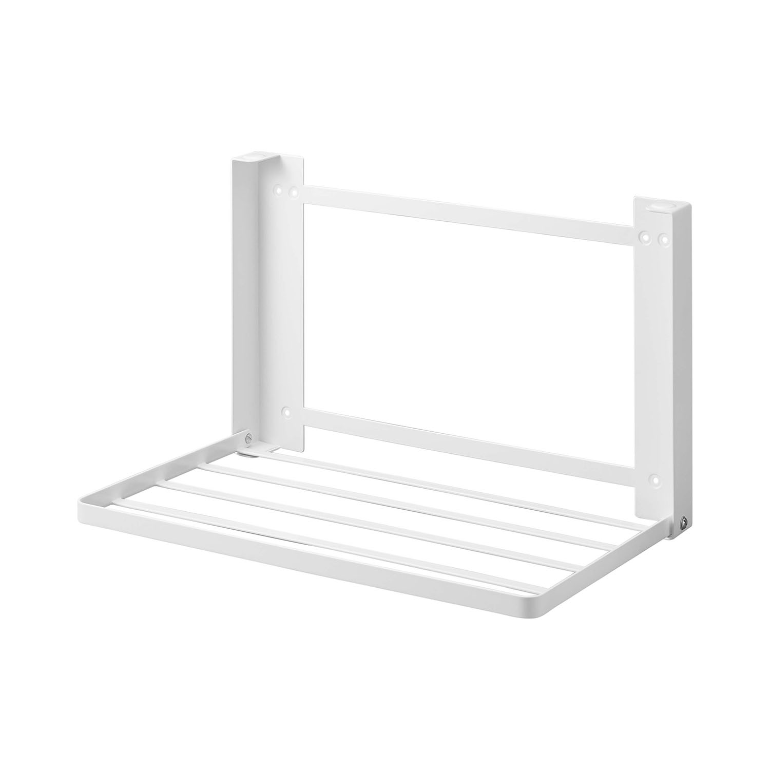 야마자키실업 고정 가능한 벽부착 접이식 선반 타워 8142/8143, 화이트, 1개 55,700원