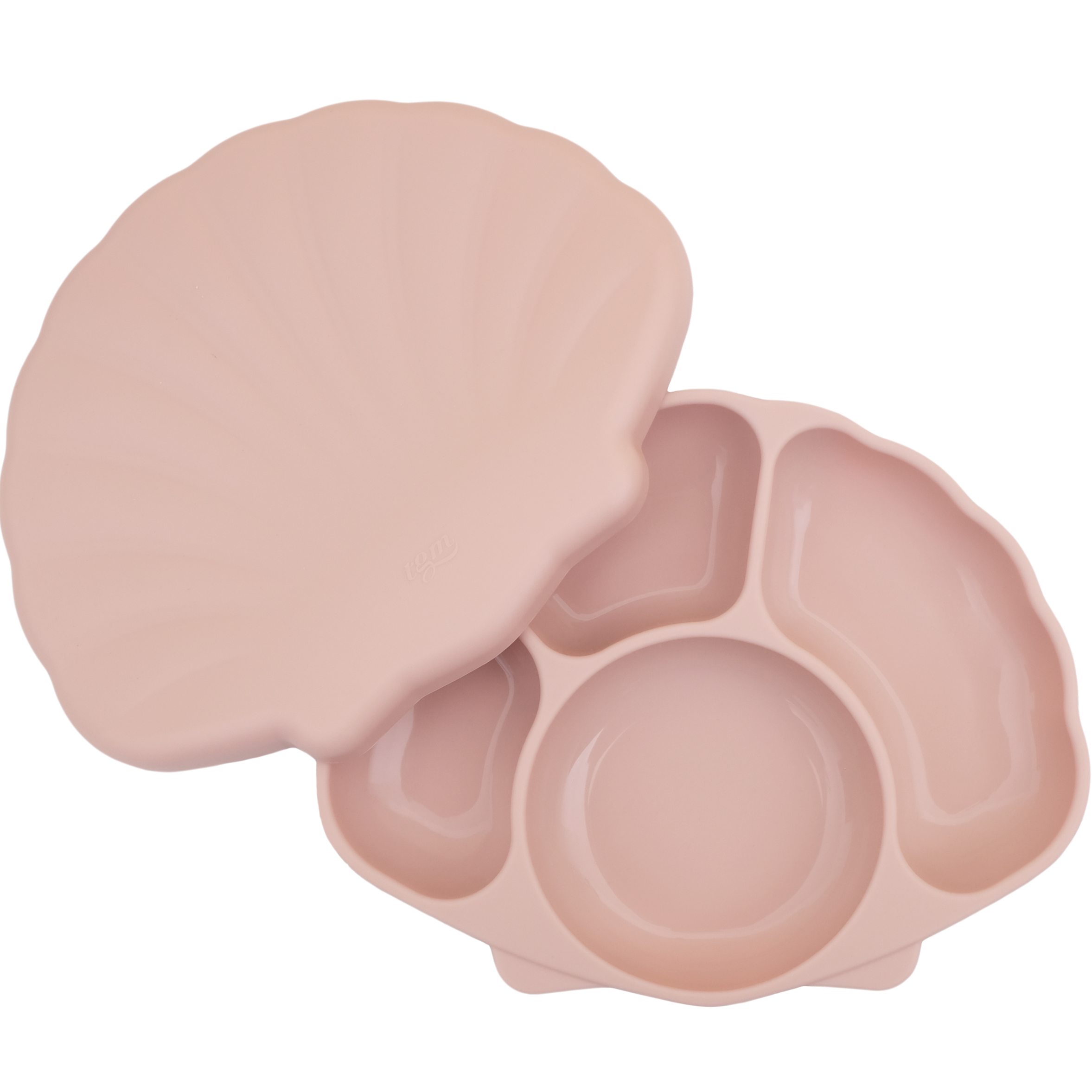 티지엠 국산 아동용 조가비 흡착식판 세트, 코랄핑크, 식판 + 뚜껑, 1개 40,800원