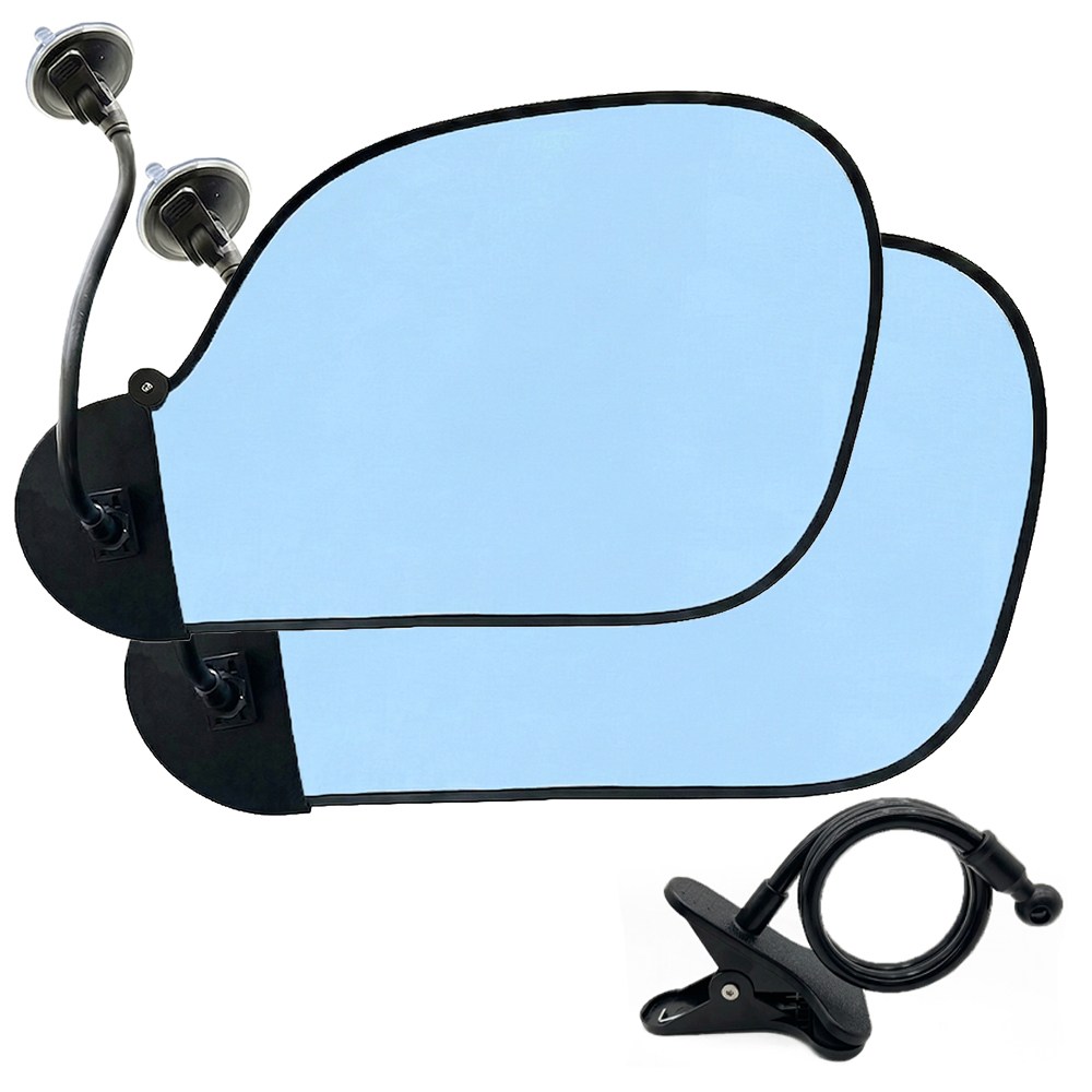 아띠꼴로 붙여 찝어 자동차 창문 햇빛가리개 모니터 햇빛차단, 2개, 브리즈 블루 26,900원