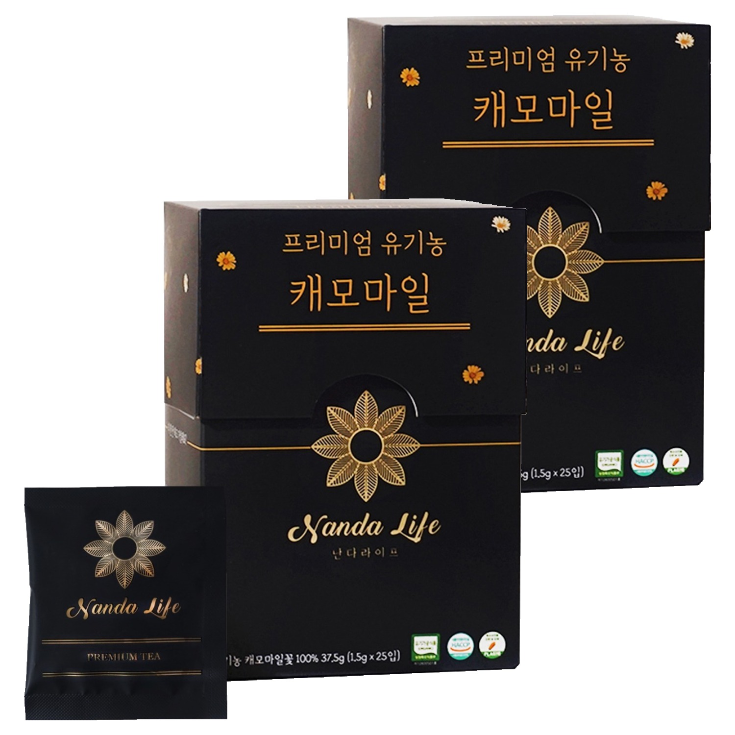 난다라이프 프리미엄 유기농 캐모마일 PLA 티백, 1.5g, 25개입, 2개 23,600원