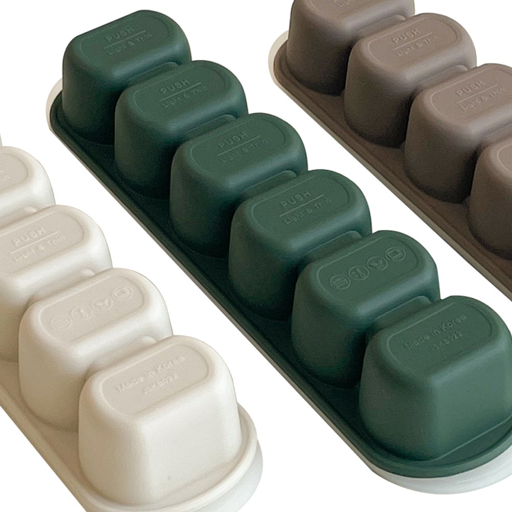 실리샵 국산 플래티넘 실리콘 멀티큐브 6구 (뚜껑포함) 얼음틀 냉동용기 이유식큐브, 1개, 멀티큐브 펄아이보리, 216ml 12,900원