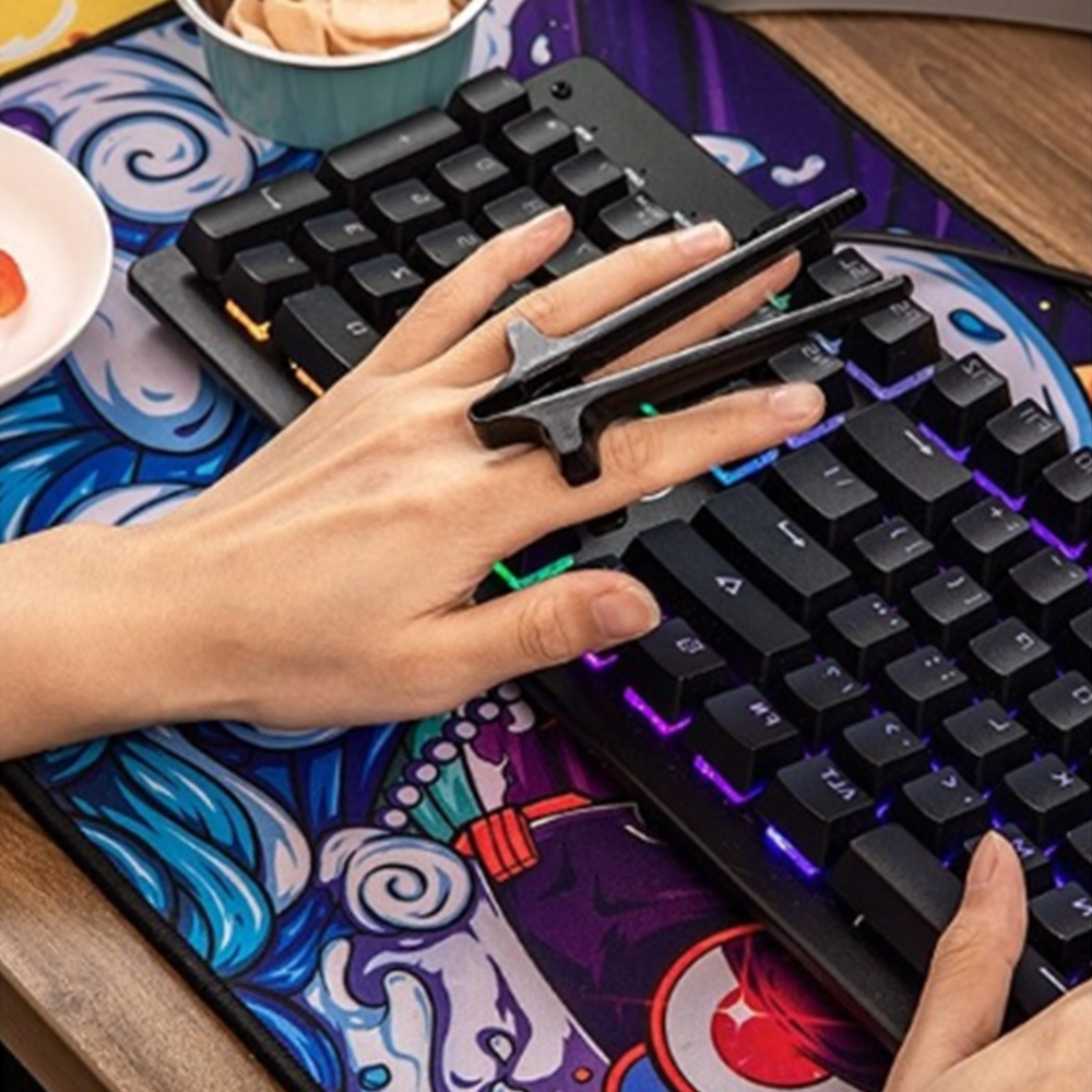 게이밍 키보드젓가락 과자집게 손가락젓가락, 블랙, 젓가락, 1개 3,260원