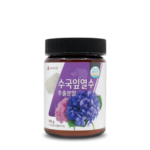백세식품 수국잎 열수추출분말 100g 20일분 17,900원