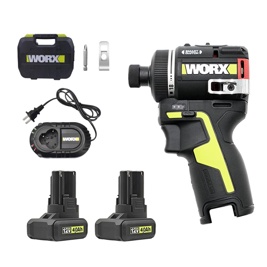 웍스 WU139 4.0듀얼 스마트클러치 12V 충전 드릴 드라이버 전동 공구 무선 WORX 너구리해외쇼핑 151,900원