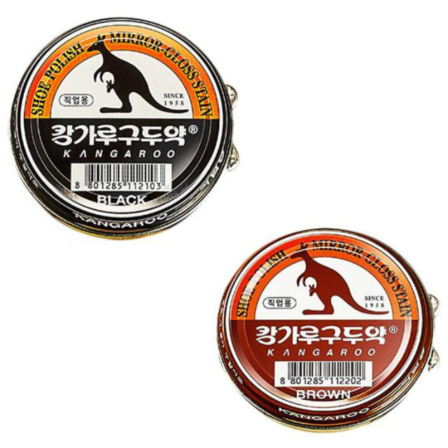 캉가루 구두약 직업용 전문가용구두약, 1개, Black 5,800원