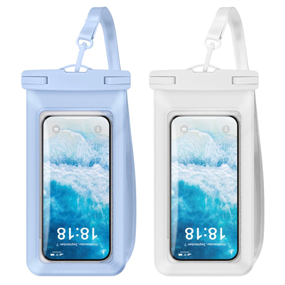 그레나 핸드폰 방수팩 1+1 대형 파스텔, 블루+화이트, 1세트 7,990원