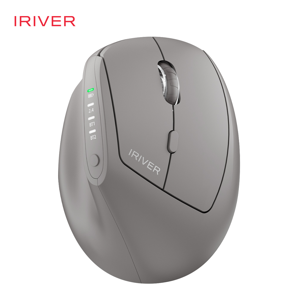 아이리버 EV35C 무선 무소음 버티컬 마우스 항균 충전식 멀티페어링 34,900원