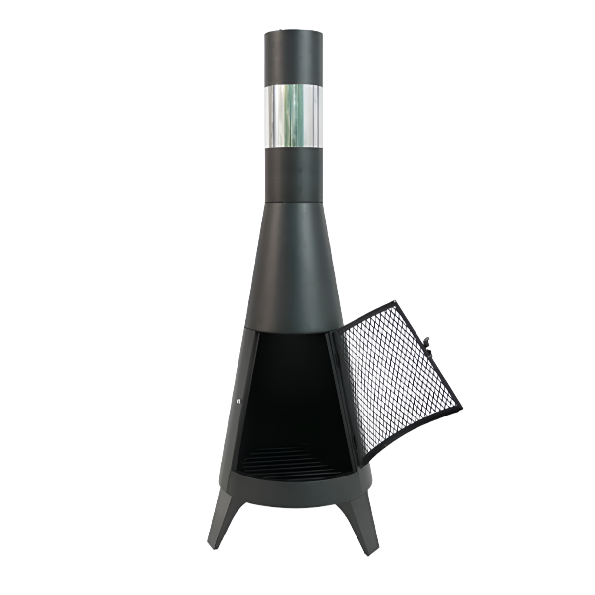 아이언플레임 장시간용 화목난로 대형 농막 캠핑장 야외 불멍 장작 난로 캠핑 난방 연통, 시에나 154cm 레인커버 포함 302,000원