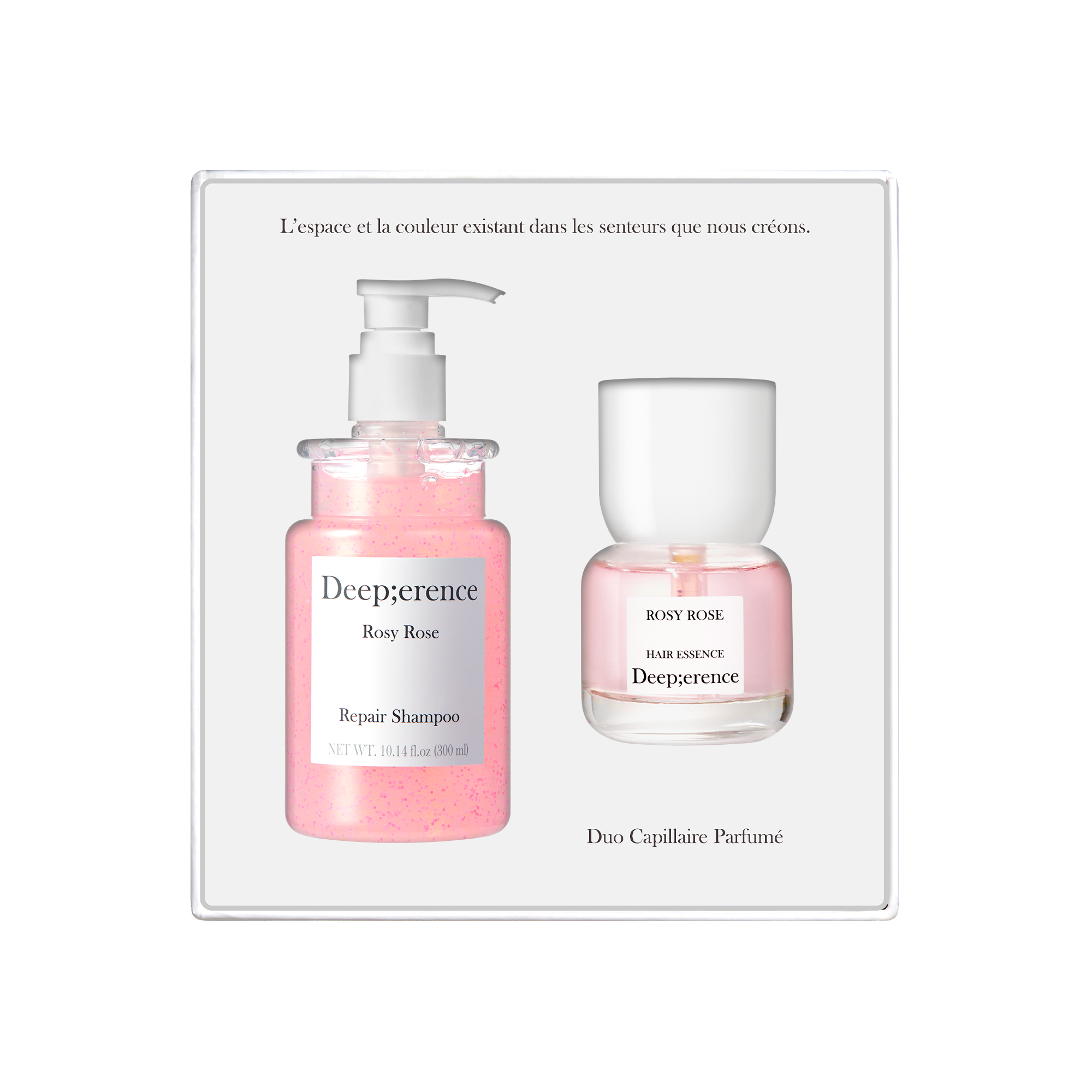 딥퍼랑스 손상모 헤어 듀오 세트 퍼퓸 샴푸 + 헤어 오일 에센스 [리페어 로지로즈], 1 44,500원