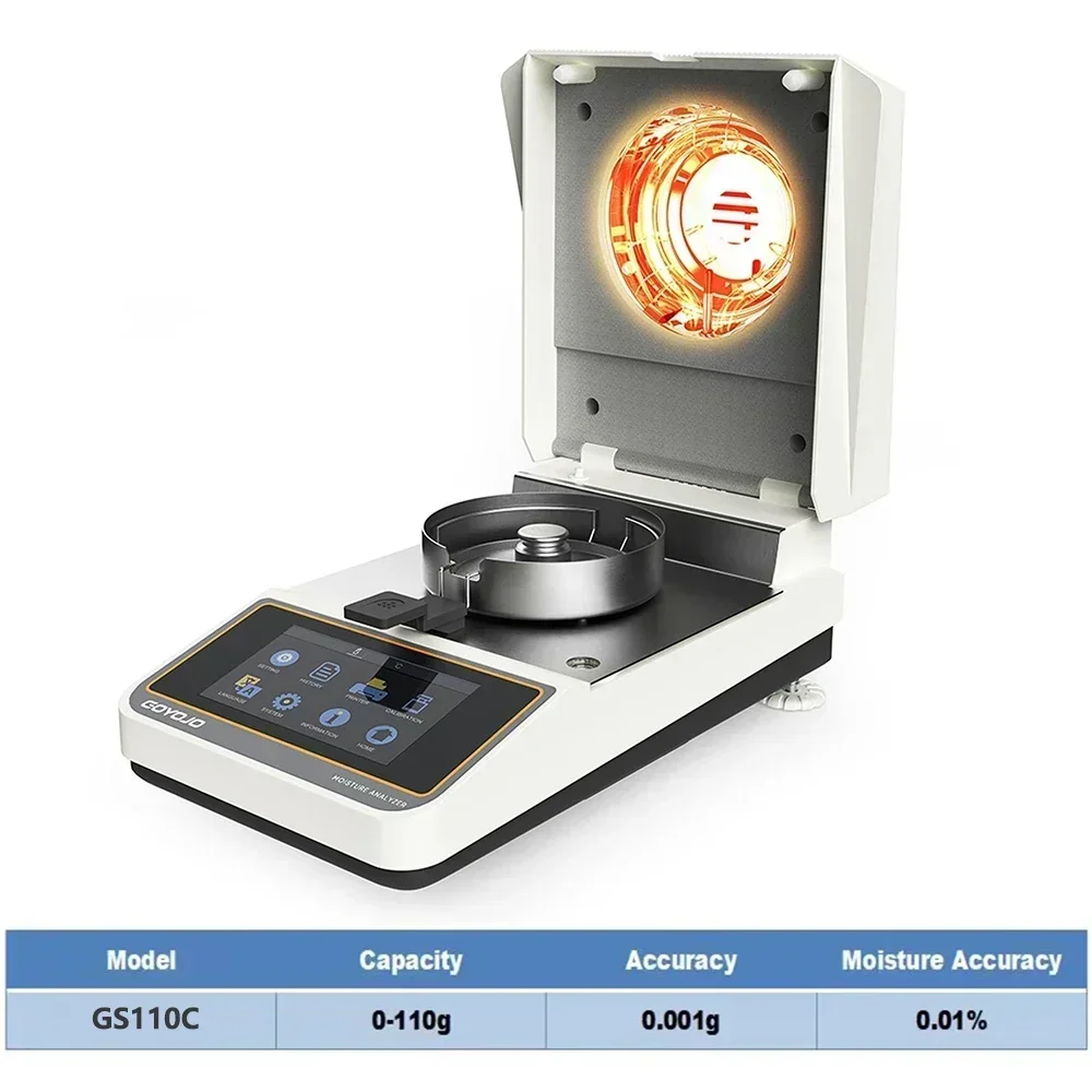 할로겐 수분 측정기 분석기 식품 옥수수 사료 신속 플라스틱 입자 가열 110g 466,500원