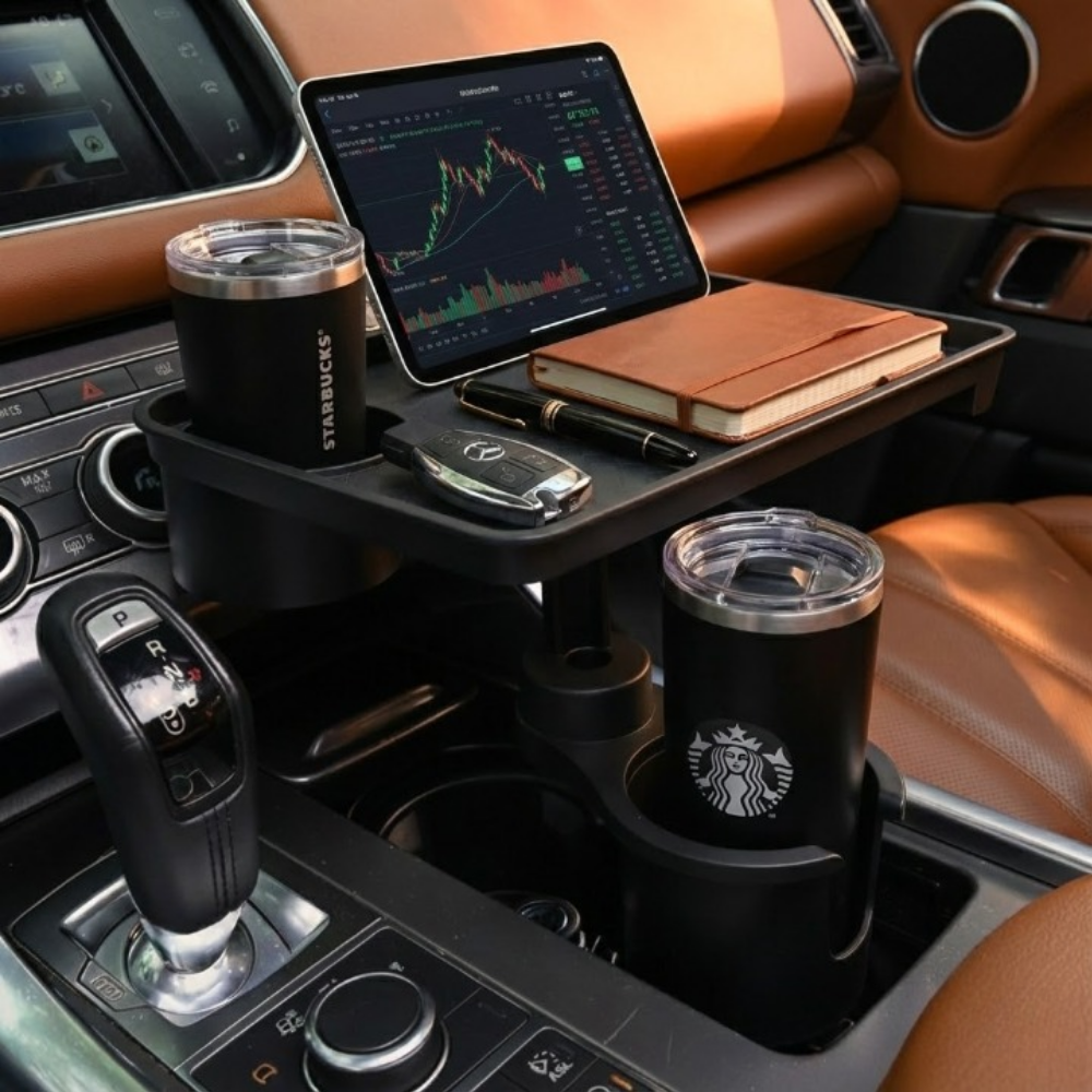 아이노르 360도회전 강력고정 차량용 컵홀더 트레이 13,600원